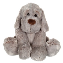 Peluche Chien Flatoutou Gris - 50 cm