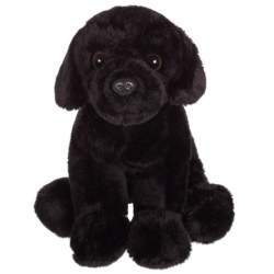 Peluche Chien Labrador Noir Floppipup - 22 cm