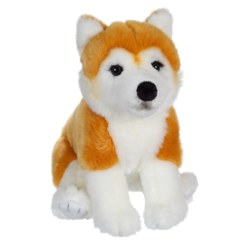 Peluche Chien Shiba Chiens Réalistes - 25 cm
