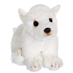 Peluche Chien Westie Floppipup - 22 cm