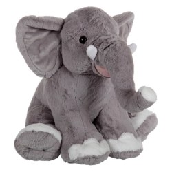 Peluche Eléphant Assis - 50 cm