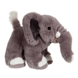 Peluche Eléphant Gris - 24 cm