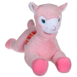 Peluche Lama Lamadoo Rose - 80 cm