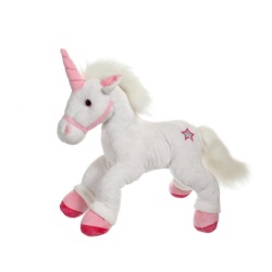Peluche Licorne Féérique Rose - 42 cm
