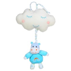 Peluche Musicale Hippopotame Rainbow