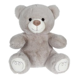 Peluche Ours Gris My Sweet Teddy - 24 cm