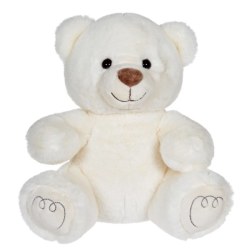 Peluche Ours Ivoire My Sweet Teddy - 24 cm
