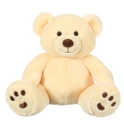 Peluche Ours Patachon Crème - 80 cm