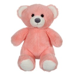 Peluche Ours Rose Trendy - 24 cm