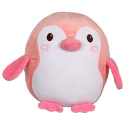 Peluche Pingouin Rose Baby Squishi - 22 cm