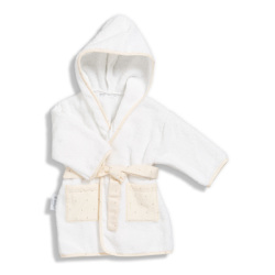 Peignoir Petites Rayures 0-12 mois Bio