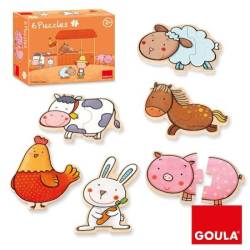 6 Puzzles la Ferme de Carla