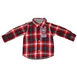 Chemise  à Carreaux Rouge - 6 mois