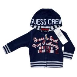 Gilet Zippé à Capuche Bleu - 6 mois