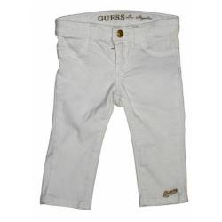 Pantalon Stretch Blanc 9-12 Mois