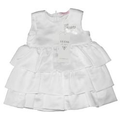 Robe Blanche à Volants