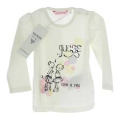 Tee-Shirt Manches Longues Blanc Ballerine - 12 Mois