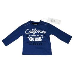 Tee-Shirt Manches Longues Bleu Neon - 9 Mois
