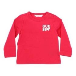 Tee-Shirt Manches Longues Rose Framboise - 24 Mois