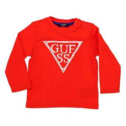 Tee-Shirt Manches Longues Rouge Garçon 12 mois