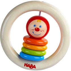 Hochet Bois Tête de lutin