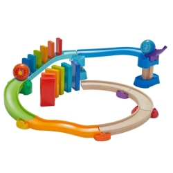 Toboggan à billes Dominos tout en rond