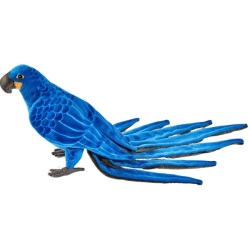 Peluche Ara Hyacinthe - 21 cm