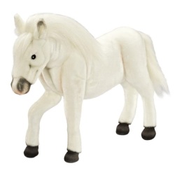 Peluche Cheval Blanc - 45 cm