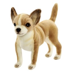 Peluche Chien Chihuahua Brun - 25 cm