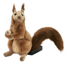 Peluche Ecureuil Roux Dressé