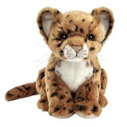 Peluche Jaguar Brun Assis - 18 cm