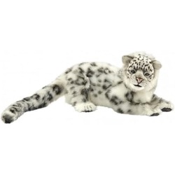 Peluche Léopard Des Neiges Couché