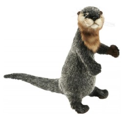 Peluche Loutre Dressée - 24 cm