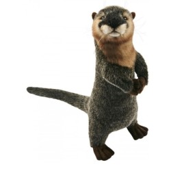 Peluche Loutre Dressée - 37 cm