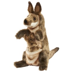 Peluche Marionnette Kangourou