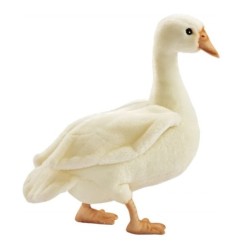 Peluche Oie Blanche - 26 cm