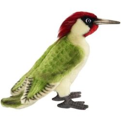 Peluche Oiseau Pic Vert - 27 cm