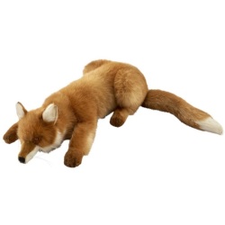Peluche Renard Couché - 104 cm