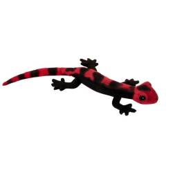 Peluche Salamandre Rouge Noire - 35 cm