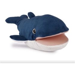 Marionnette Baleine Trésors Marins - 30 cm