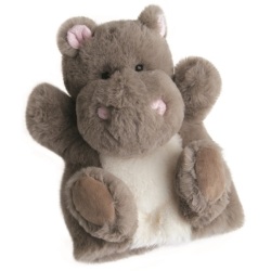 Marionnette Hippopotame - 25 cm
