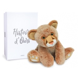 Peluche Bébé Lion Terre Sauvage - 25 cm