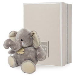 Peluche Boule Eléphant - 14 cm