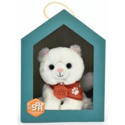 Peluche Chat Blanc SPA