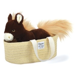 Peluche Cheval Alezan Les Petits Nomades
