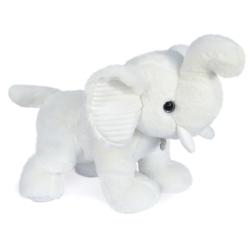Peluche Eléphant Blanc Pretty Chic - 45 cm