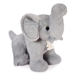 Peluche Eléphant Gris Perle Pretty Chic - 35 cm
