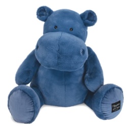 Peluche Hippo Hip Blue Bleu - 85 cm