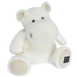 Peluche Hippo Hip Chic Ivoire - 40 cm