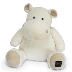 Peluche Hippo Hip Chic Ivoire - 85 cm